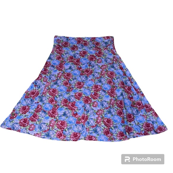 LuLaRoe size Large floral circle skirt - Picture 1 of 5